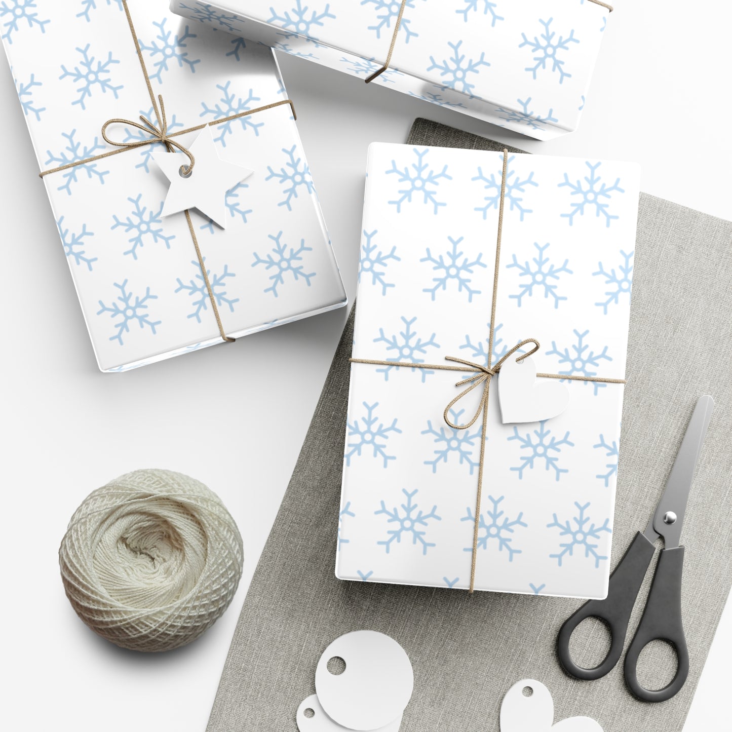 Snowflake Gift Wrap Papers