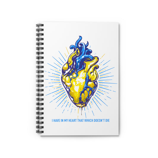 'HEART' Spiral Notebook - Ruled Line