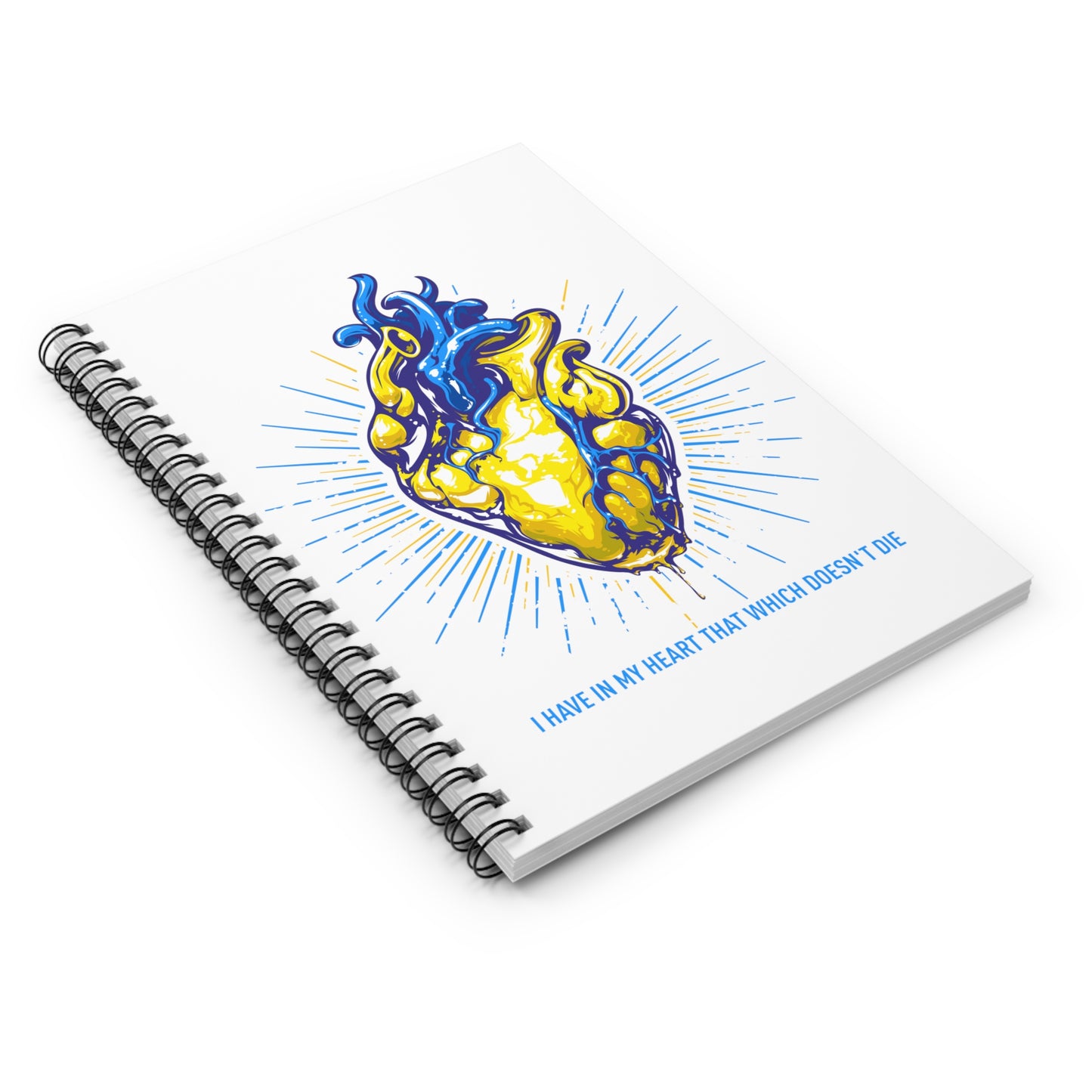 'HEART' Spiral Notebook - Ruled Line