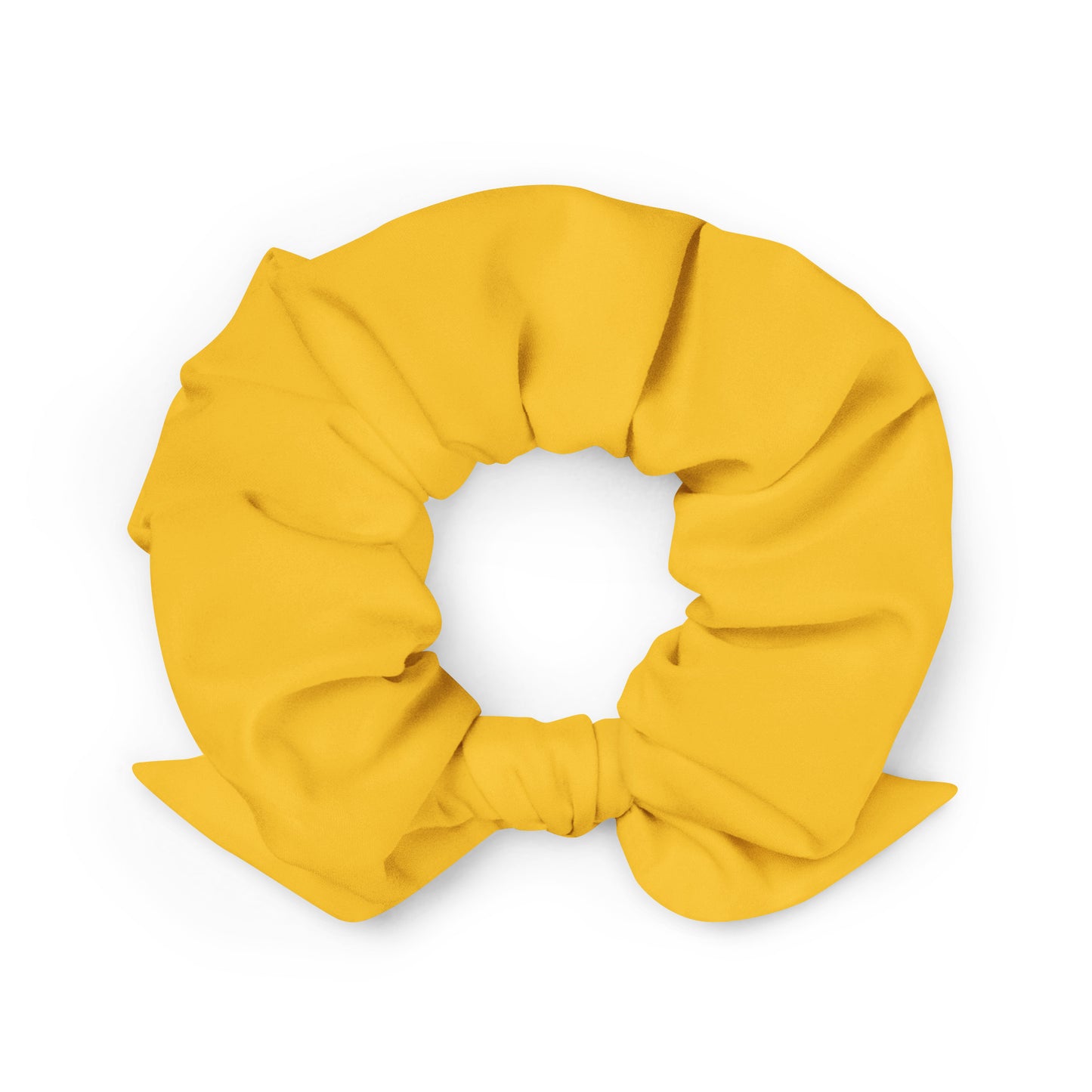 Yellow Recycled Scrunchie